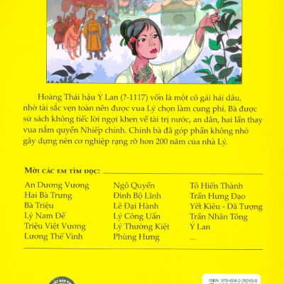 Tranh Truyện Lịch Sử Việt Nam -Ỷ Lan (Tái bản 2023)