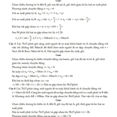 Tuyệt Kỹ Các Thủ Thuật Giải Nhanh Vật Lý 10 - KV