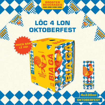 Bia thủ công | Rooster Oktoberfest Helles lon 330ml