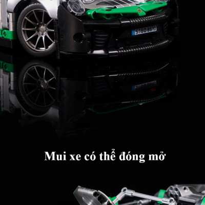 [Có Sẵn] Đồ Chơi Lắp Ghép Technic Xe Đua Porche 918 Spyder Với 1016 Chi Tiết, Đồ Chơi Mô Hình Siêu Xe Porche 918, Đồ Chơi Điều Khiển Từ Xa Xe Porche 918 Spyder Tay Cầm RC - Chính Hãng BABYBOSS.