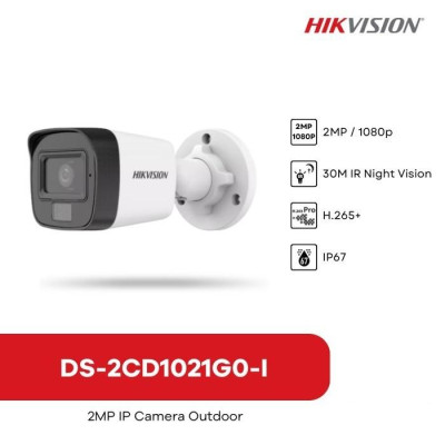 Camera IP HIKVISION DS-2CD1021G0-I 2MP có POE hồng ngoại 30 mét ,.-Hàng chính hãng