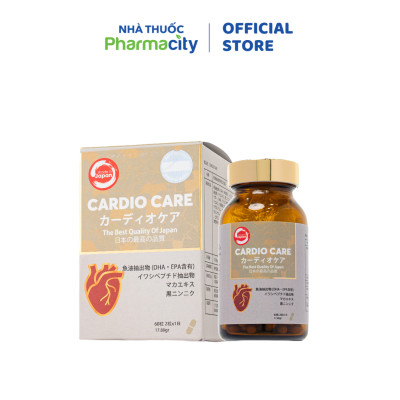 Thực phẩm bảo vệ sức khỏe Cardio Care (Hộp 60 viên)