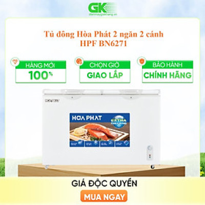 Tủ đông Hòa Phát HPF BN6271 271 lít - Hàng chính hãng (chỉ giao HCM)