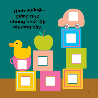 Hình Dán Ngộ Nghĩnh - Phát Triển Khả Năng Quan Sát - Hình Dạng Và Màu Sắc