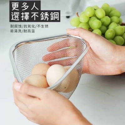 Rổ inox góc tam giác có chân đế Echo Cornersink - Hàng nội địa Nhật Bản nhập khẩu chính hãng