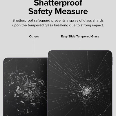 Dán màn hình cường lực dành cho iPad Air 6 11″ M3/M2/Air 6 13" M3/M2 RINGKE Easy Slide Tempered Glass - Hàng Chính Hãng