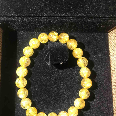 VÒNG VIP TÓC VÀNG NHUYỄN 8ly5 NỮ mệnh KIM THỔ THUỶ ĐÁ THIÊN NHIÊN ĐẸP