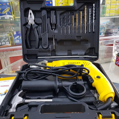 Máy khoan động lực 550W Stanley SDH600KV kèm valy + 13 phụ kiện- Hàng chính hãng