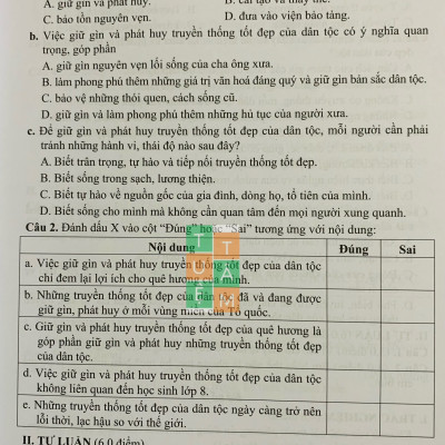 Sách - Đề kiểm tra đánh giá Giáo dục công dân 8 (Kết nối tri thức với cuộc sống)