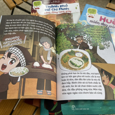 (Combo 6 cuốn, minh họa in màu) ĐẾN THĂM THÀNH PHỐ CỦA EM - CẦN THƠ BỒNG BỀNH SÔNG NƯỚC - THÀNH PHỐ HỒ CHÍ MINH SỐNG ĐỘNG TỪNG GIÂY - SAPA MÙ SƯƠNG - LÝ SƠN KỲ VĨ - HUẾ MIỀN ĐẸP MIỀN THƠ - BẮC NINH NGỌT NGÀO QUAN HỌ - Võ Mai Chi – Nxb Trẻ - bìa mềm
