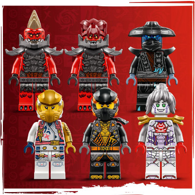 Đồ Chơi Lắp Ráp Chiến Giáp Kết Hợp Của Zane LEGO NINJAGO 71834 (1187 chi tiết)