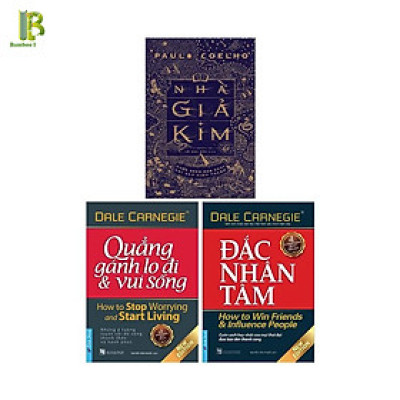 Combo Sách Đắc Nhân Tâm + Quẳng Gánh Lo Đi Và Vui Sống + Nhà Giả Kim (Bộ 3 Cuốn)