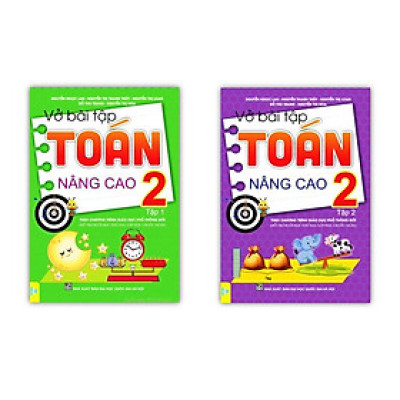 Sách - Combo Vở Bài Tập Toán Nâng Cao 2 - Tập 1 + 2 (Theo Chương Trình Giáo Dục Phổ Thông Mới)