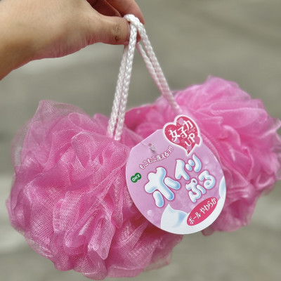 Bông tắm tròn tạo bọt mịn Kikron Ø12cm