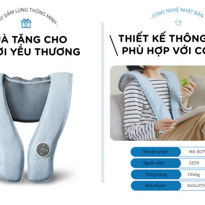 Máy Đấm Lưng Bear AMQ-A01X1 (MA-B01V1) - Hàng Chính hãng