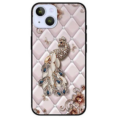 Ốp lưng dành cho Iphone 13 Mini - Iphone 13 - Iphone 13 Pro -  Iphone 13 Pro Max - Chim Công Nền Da