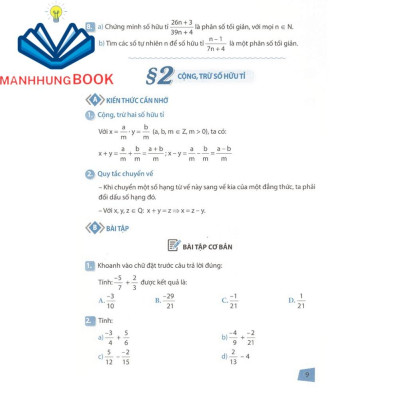 Sách: Rèn Kĩ Năng Học Tốt Toán Lớp 7 - Hỗ Trợ Phát Triển Năng Lực Giải Toán