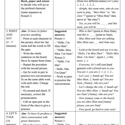 Thiết Kế Bài Giảng Tiếng Anh Lớp 3 - Tập 1