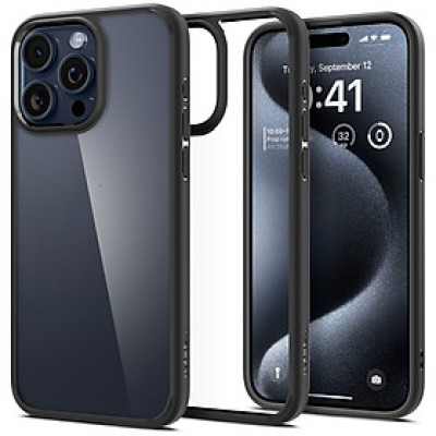 Ốp Lưng Case Spigen Dành Cho iPhone 15 Pro Max / iPhone 15 Pro / iPhone 15 Plus / iPhone 15, SPIGEN ULTRA HYBRID CRYSTAL - HÀNG CHÍNH HÃNG