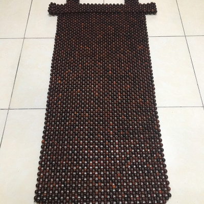 Lót ghế ô tô hạt gỗ Trắc ( hình thật )