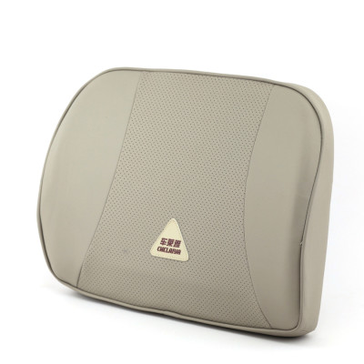 Tựa Lưng Ô Tô Cao Su Non Bọc Da CHELAIYA MS002 Màu Xám