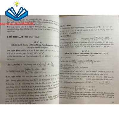 Sách - Tuyển chọn đề thi vào lớp 10 chuyên môn Toán tập 2