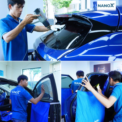 Phim cách nhiệt ô tô 7 chỗ gói giá rẻ NanoX