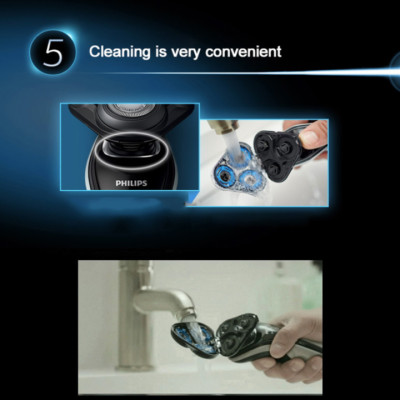 Máy cạo râu 3 lưỡi thương hiệu cao cấp Philips S5080 9W - HÀNG NHẬP KHẨU