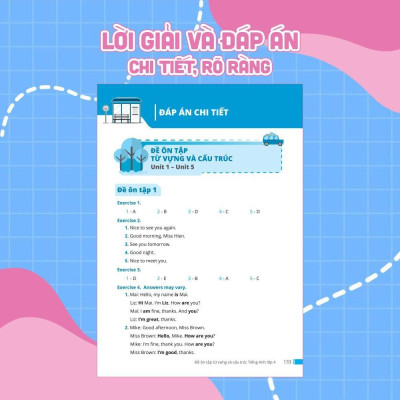 Sách - Đề Ôn Tập Từ Vựng Và Cấu Trúc Tiếng Anh Lớp 4 - Megabook