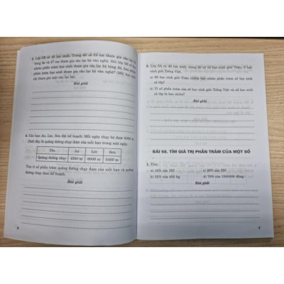 Sách - Vở Bài Tập Nâng Cao Toán Lớp 5 - Tập 2 - Bám Sát SGK Chân Trời Sáng Tạo - Hồng Ân