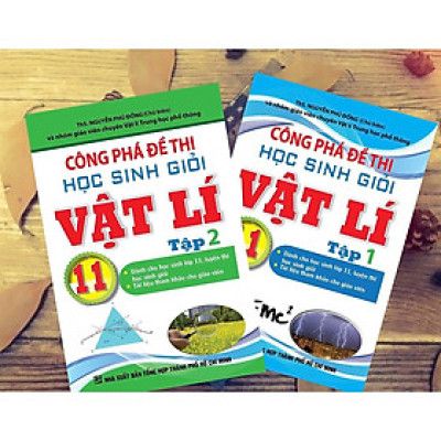 Sách - Công Phá Đề Thi Học Sinh Giỏi Vật Lí Lớp 11 - Combo 2 Tập - Khang Việt Book