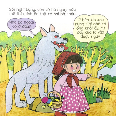 Bé Tập Kể Chuyện - Cô Bé Quàng Khăn Đỏ (Tái Bản 2022)