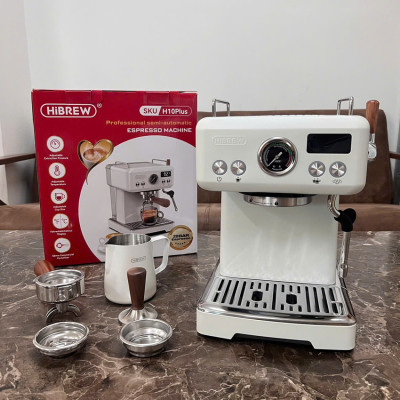 Máy pha cà phê Espresso chuyên nghiệp thương hiệu Mỹ cao cấp HiBREW H10 Plus - Hàng Nhập Khẩu
