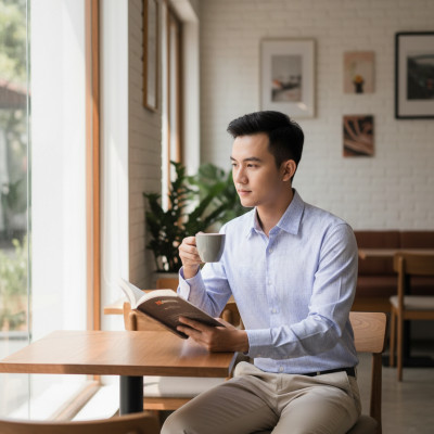 Áo sơ mi tay dài Khatoco VẢI TRE