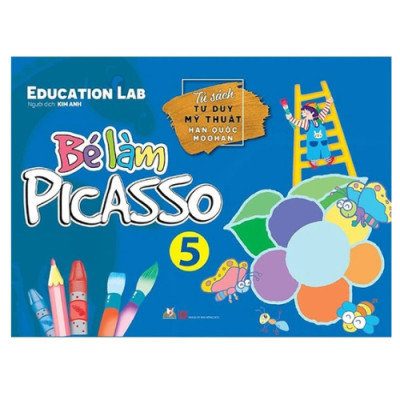 Bé Làm Picasso Bộ 6 Cuốn - Bộ Màu Vẽ Hộp Gỗ Cao Cấp M82 - Vanlangbooks x Colormate