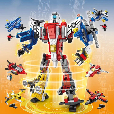 Đồ Chơi Lắp Ráp Robot Máy Bay Ares - Mech Ares - Toys&Joys 8798-6 (545 Mảnh Ghép)