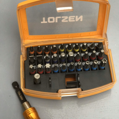 Bộ mũi 38 chi tiết siêu cứng cùng đầu chuyển lắp máy chính hãng Tolsen 20370