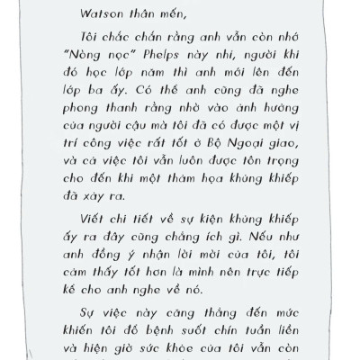 Tuyển Tập Sherlock Holmes - Những Bí Mật Và Báu Vật Bị Đánh Cắp - Bản Hiệp Ước Hải Quân