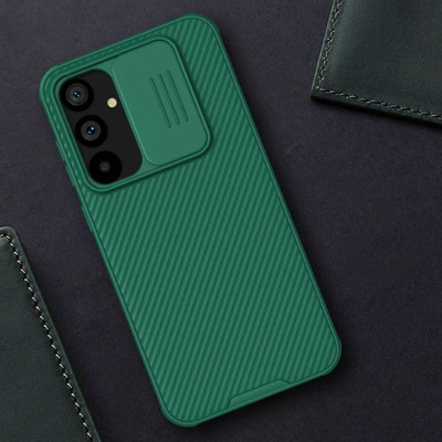 Ốp lưng cho Samsung Galaxy S23 Fe bảo vệ camera chống sốc hiệu Nillkin Camshield chống sốc cực tốt, chất liệu cao cấp, có khung & nắp đậy bảo vệ Camera - Hàng chính hãng