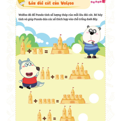 Bộ Sách Wolfoo Khám Phá Toán Học Vui - Tập 1-4 (Bộ 4 Cuốn)
