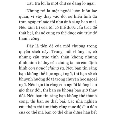 Thay Đổi Tư Duy - Mind Shift