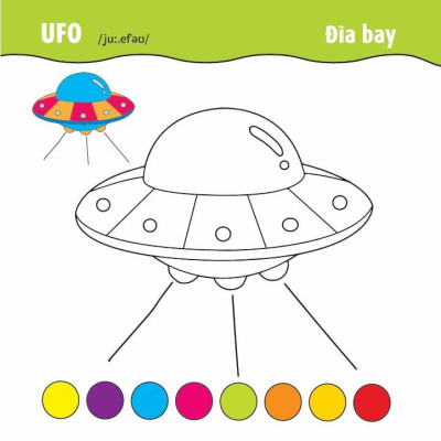 Sách - Tô Màu Phát Triển IQ EQ CQ - Ô Tô - Tàu Thuyền - Máy Bay - Song Ngữ Anh Việt - Tập 2 - Việt Thư