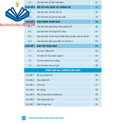 Sách - Toán Bồi Dưỡng Học Sinh Giỏi Lớp 4 - Biên soạn theo chương trình GDPT mới.