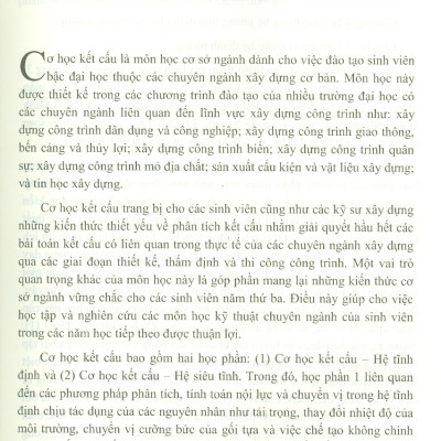 Cơ Học Kết Cấu - Hệ Tĩnh Định