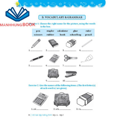 Sách - GLOBALL SUCESS - Vở bài tập tiếng anh lớp 6 tập 1 (có đáp án)