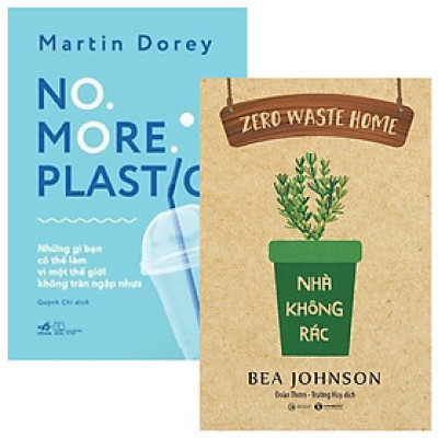 Combo Nhà Không Rác + No More Plastic (Bộ 2 Cuốn)