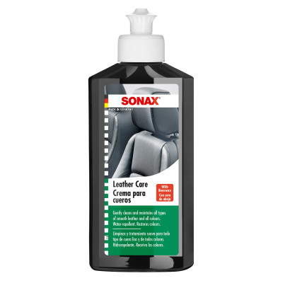 Bộ 3 món bảo dưỡng nội thất xe bao gồm vệ sinh nội thất đa năng, vệ sinh nhựa và làm sạch, dưỡng ghế da Sonax SO-CBNT - Tặng kèm khăn lau ô tô chuyên dụng