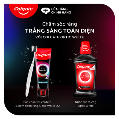 Bộ 2 Bàn Chải Colgate Trắng Răng Optic White