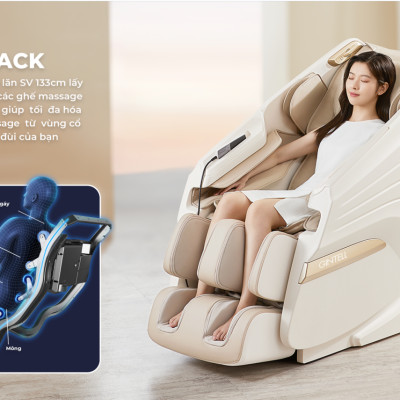 |MUA 1 TẶNG 1| Ghế massage toàn thân GINTELL S3 PLUS SUPER CHAIR + G RELAX EZ | 3 Năm bảo hành chính hãng