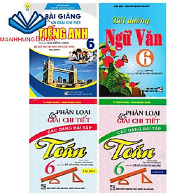 Sách - combo bài giảng và lời giải chi tiết toán - tiếng anh - bồi dưỡng ngữ văn lớp 6 (bám sát sgk kết nối)